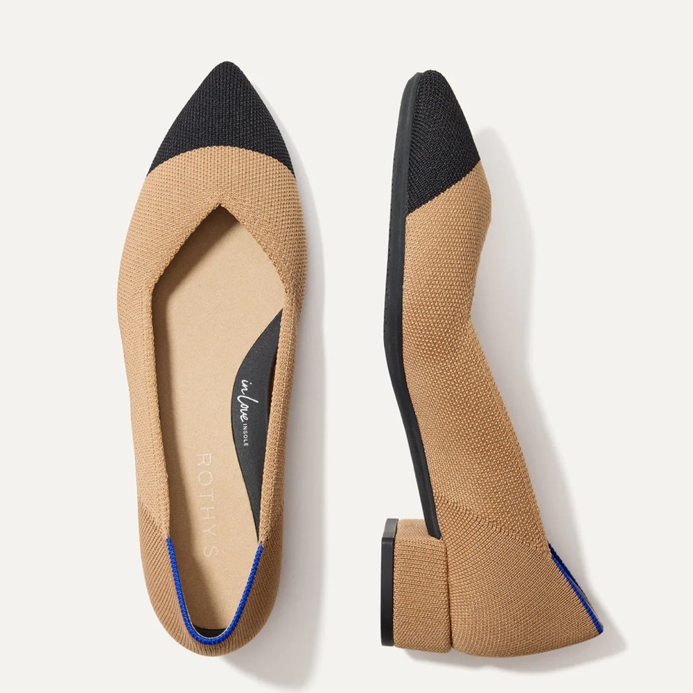 🆕 Rothy’s The High Point in Wren Captoe sz 9
